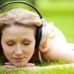 Berkeley Accupunture Woman with headphones