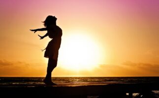 Woman at Sunrise