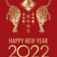 Year of the Tiger with red and gold