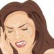 woman with headache