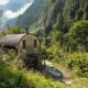 Sauna in the mountains